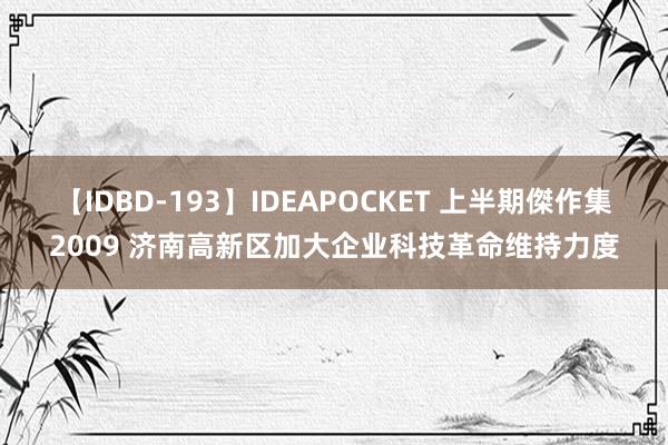 【IDBD-193】IDEAPOCKET 上半期傑作集2009 济南高新区加大企业科技革命维持力度